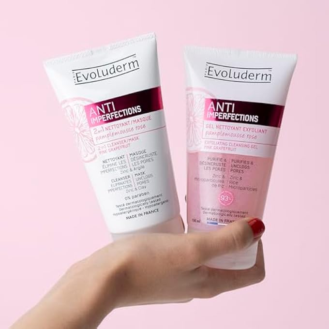 Evoluderm منظف قناع مضاد للعيوب 2 في 1 للجنسين - 150 مل - Image 4